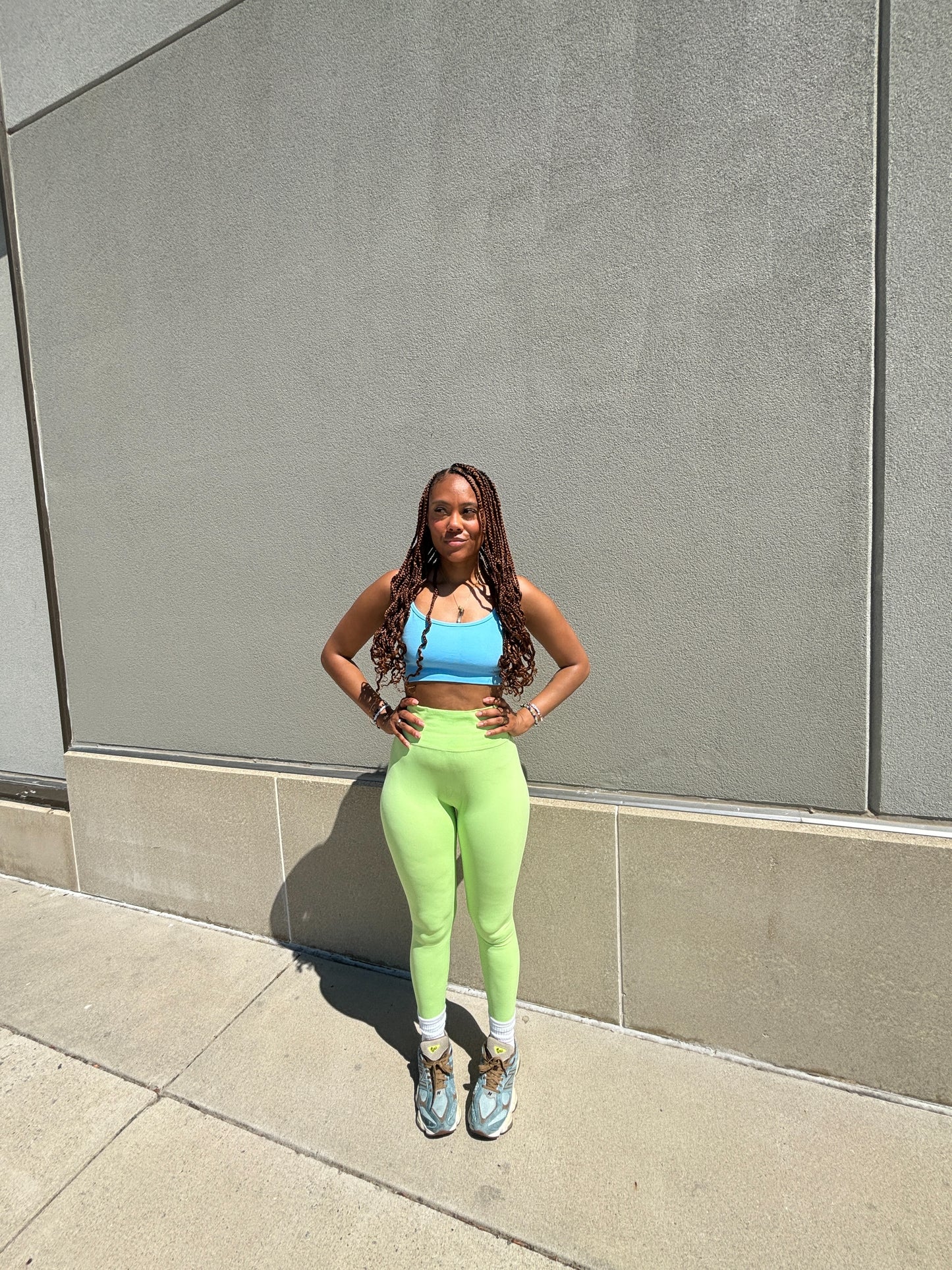 Hawaii Seamless Leggings- Green